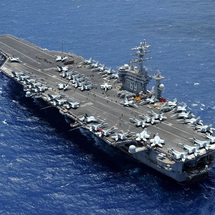 Washington replaces the USS Eisenhower aircraft carrier with a base in Saudi Arabia