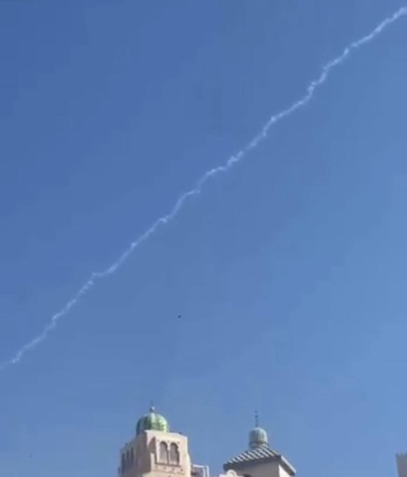 The widest aerial attack on Israel