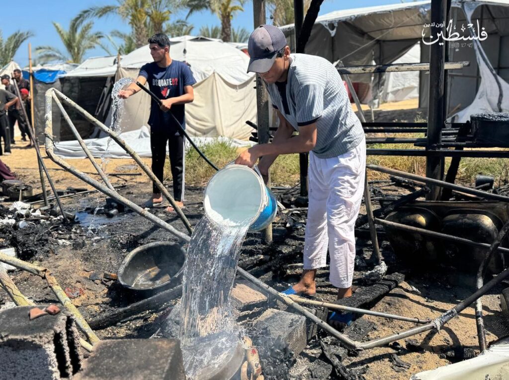 UN warns of escalating fire risks in Gaza refugee camps