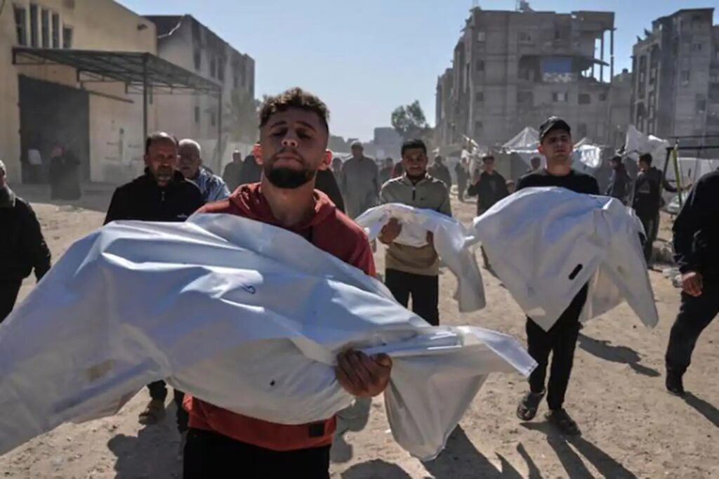 The number of martyrs of the Israeli aggression