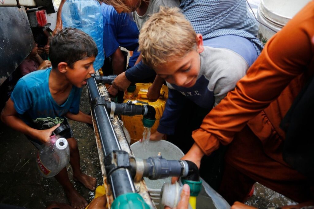 Israel is using water as a 