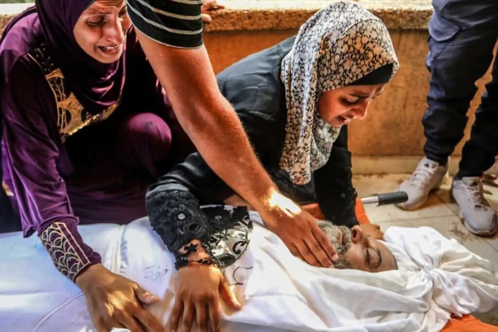 The number of martyrs of the Israeli aggression has risen