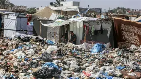 Gaza: One million displaced people face the risk of thirst and the spread of epidemics
