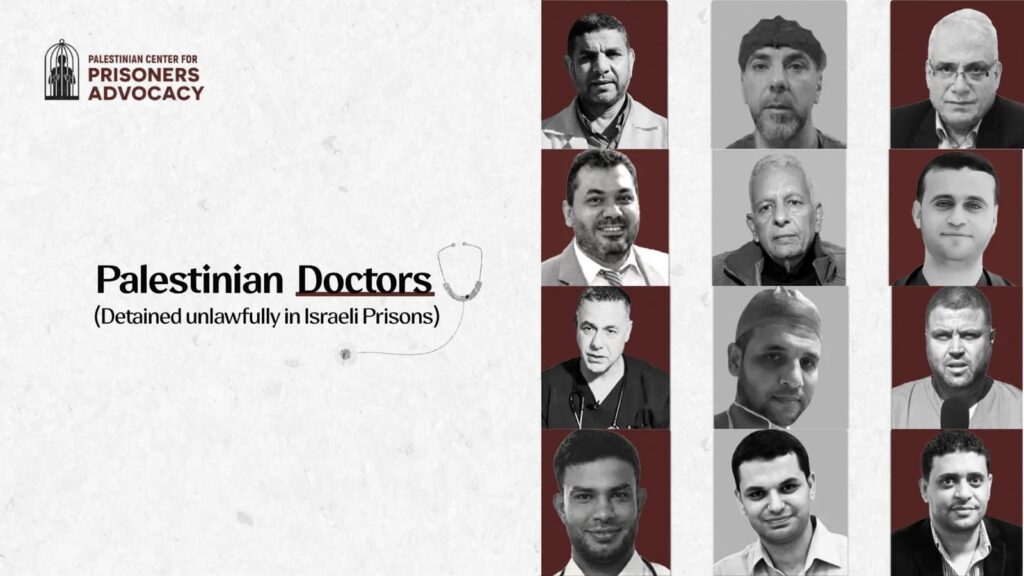 Doctors from Gaza whose lives are in danger in Israeli prisons