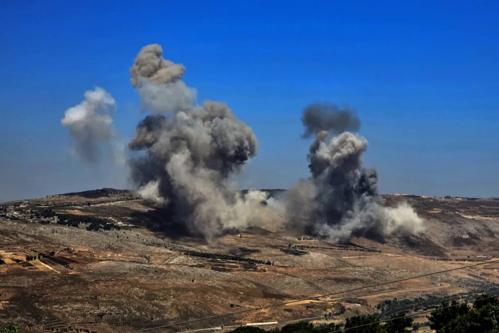 six people were injured in Israeli raids on southern Lebanon