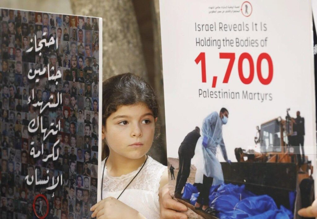 The bodies of 11 children are being presented before Israeli courts